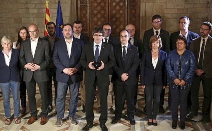 Varios de los políticos que participaron en el referéndum están en la cárcel