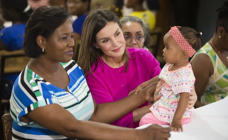 La reina Letizia visitó diversos proyectos en República Dominicana