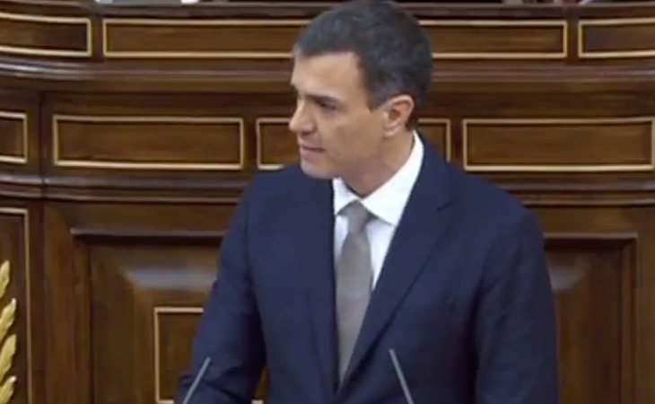 Pedro Sánchez anuncia que si se convierte en Presidente del Gobierno mantendrá los Presupuestos Generales del Estado