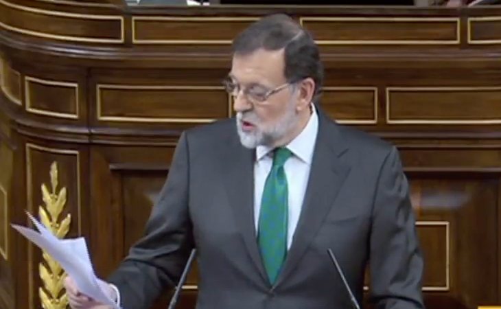 Rajoy ataca a Sánchez: 'Yo creía que usted se había ido de aquí porque lo habían echado de su partido'