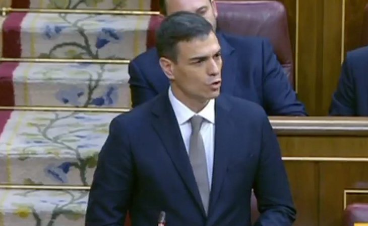 Pedro Sánchez pide a todos los grupos políticos su apoyo para la moción de censura