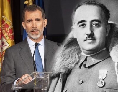 Felipe VI sobre la petición para retirar el ducado de Franco: 'Gracias, un cordial saludo'