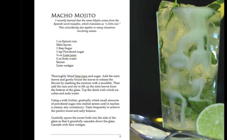 Receta del Macho mojito de la página web de Paul Photenhauer