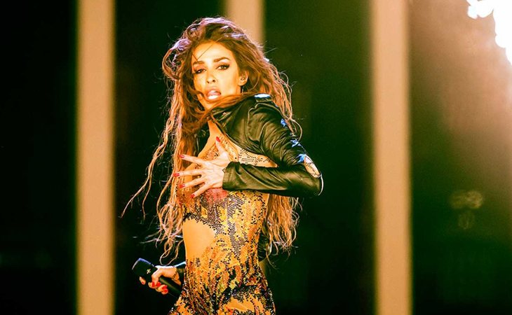 Eleni Foureira en Eurovisión con 'Fuego'