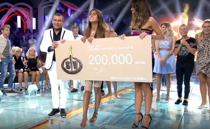 Sofía se corona como ganadora de 'Supervivientes'