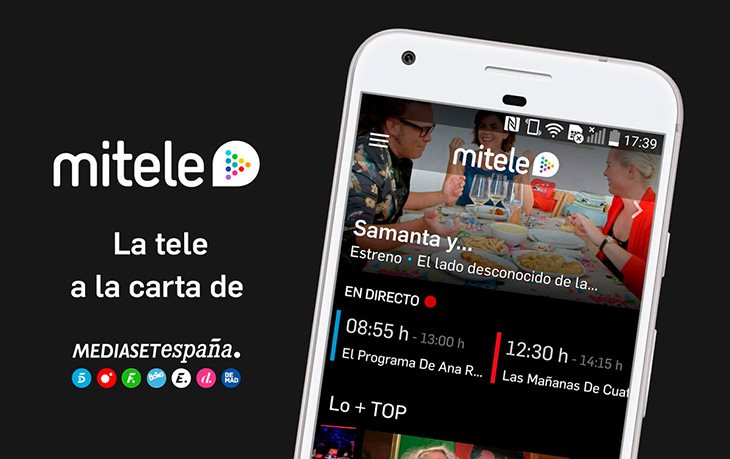 La app permite ver los partidos en directo