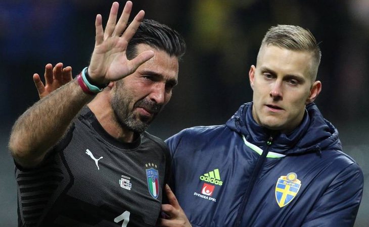 Buffon tras la eliminación de Italia en la fase previa al Mundial de Rusia