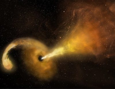 Captan por primera vez un agujero negro supermasivo devorando una estrella
