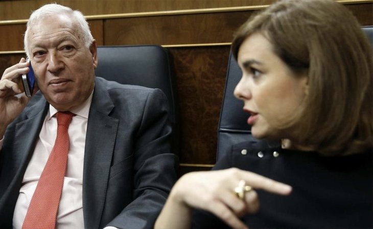 Margallo ha cargado duramente contra Soraya en repetidas ocasiones