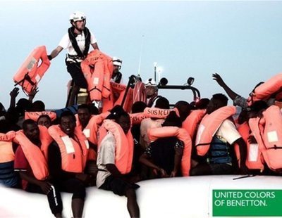 Benetton promociona su marca utilizando imágenes del Aquarius y desata la polémica