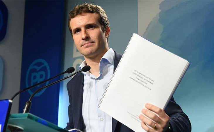 Pablo Casado se presenta a las primarias para gobernar el PP