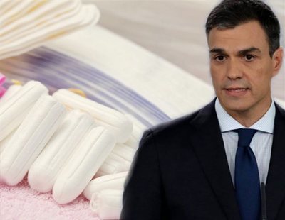 Pedro Sánchez quiere bajar el IVA a compresas, tampones y pañales