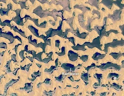 Los insólitos lagos gigantes formados en el desierto de Arabia y su explicación científica