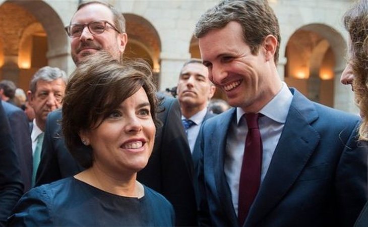 Casado y Soraya se enfrentarán en una segunda vuelta