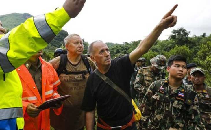 Vernin en el rescate en Tailandia