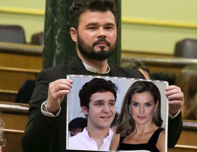 Rufián confía en Letizia y Froilán para hacer caer a la monarquía