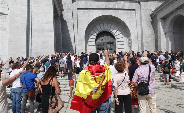 La Fundación Franco organizó una jornada en el Valle de los Caídos contra la exhumación del cuerpo del dictador