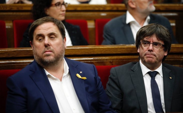 Puigdemont y Junqueras mantienen una relación especialmente deteriorada