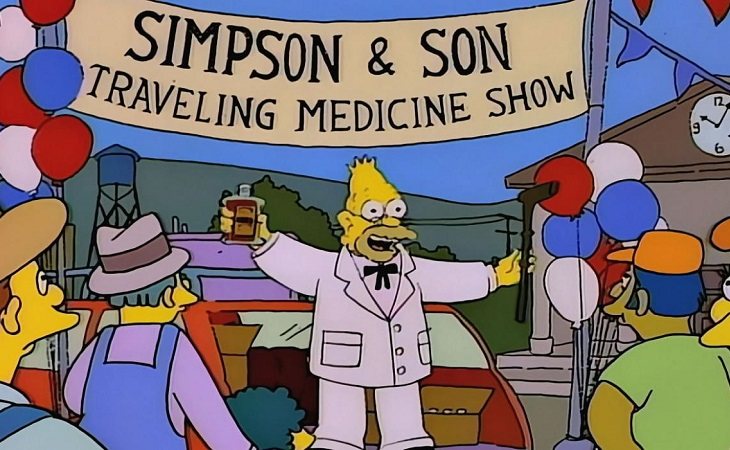 Abe Simpson es el famoso abuelo de 'Los Simpson'