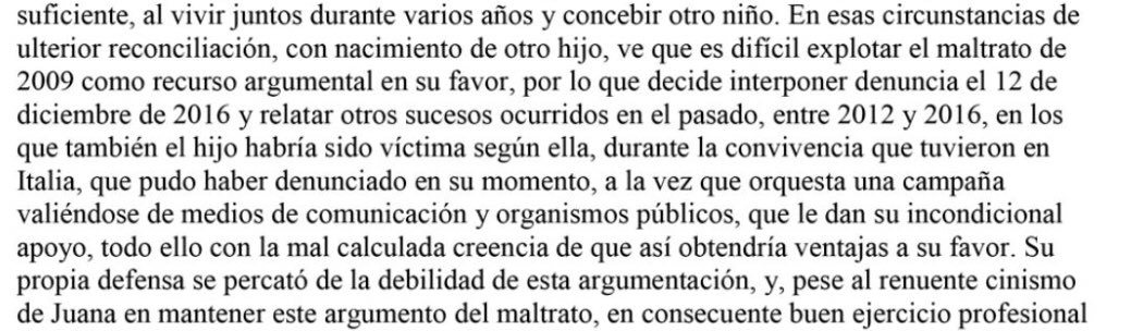 Fragmento de la sentencia