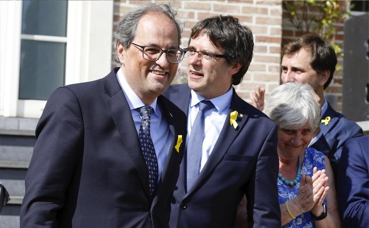 Quim Torra disfrutará de un salario más alto que el que percibió su antecesor en el cargo, Carles Puigdemont