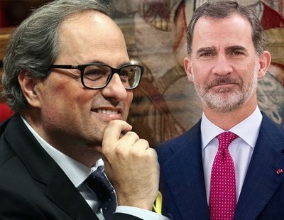 Quim Torra: "Felipe VI ya no es el rey de los catalanes"