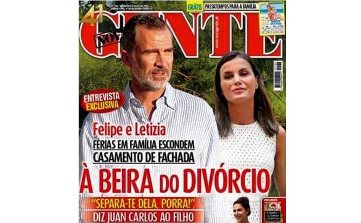 La prensa portuguesa pone fecha al divorcio de Felipe y Letizia