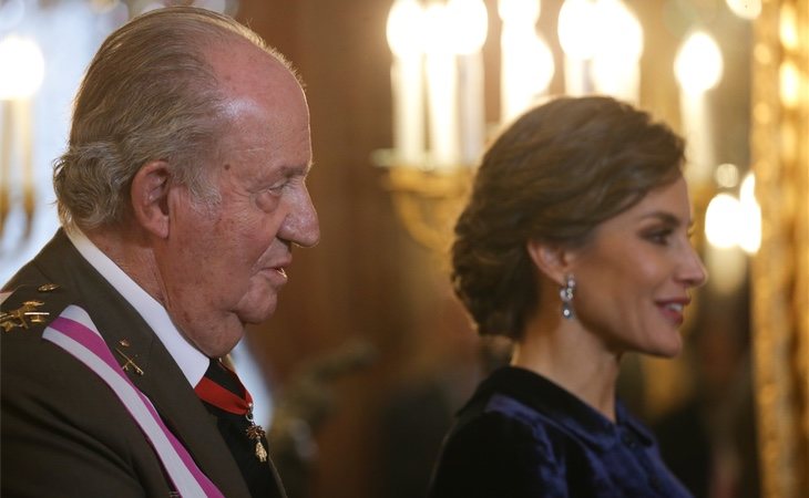 Don Juan Carlos y la Reina Letizia