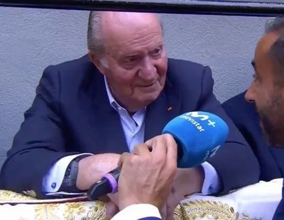 El Rey Juan Carlos I: "Me encanta ir donde haya buenas corridas"