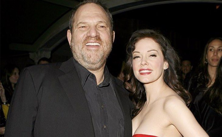 Rose McGowan y  Harvey Weinstein