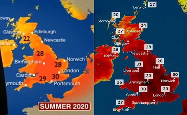 Ola de calor en Gran Bretaña