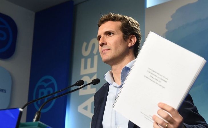 Pablo Casado mantendrá un perfil bajo durante el debate de la propuesta