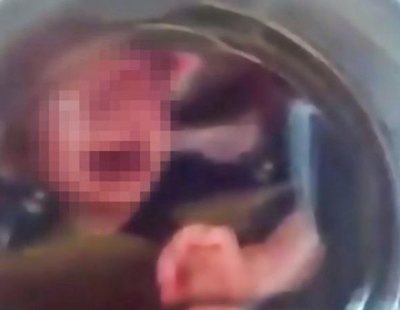 Meten a un niño dentro de la lavadora y lo publican en redes sociales