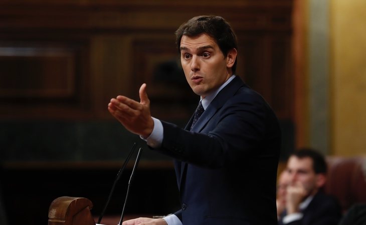 Albert Rivera votó en contra de la moción de censura y posteriormente se atribuyó la llegada de Pedro Sánchez