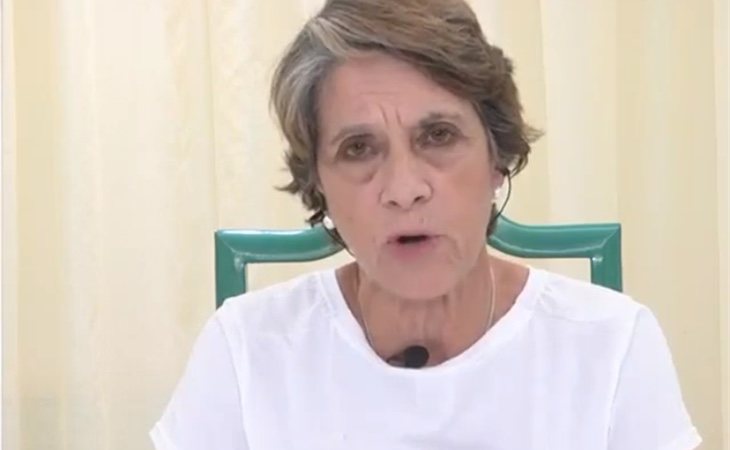 Pilar Gutiérrez durante su intervención en el programa 'Hechos Reales'