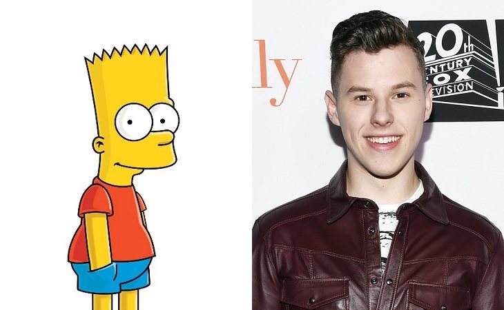 Bart Simpson y Nolan Gould