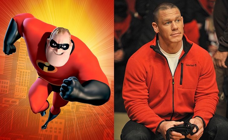 John Cena como Mr. Increíble