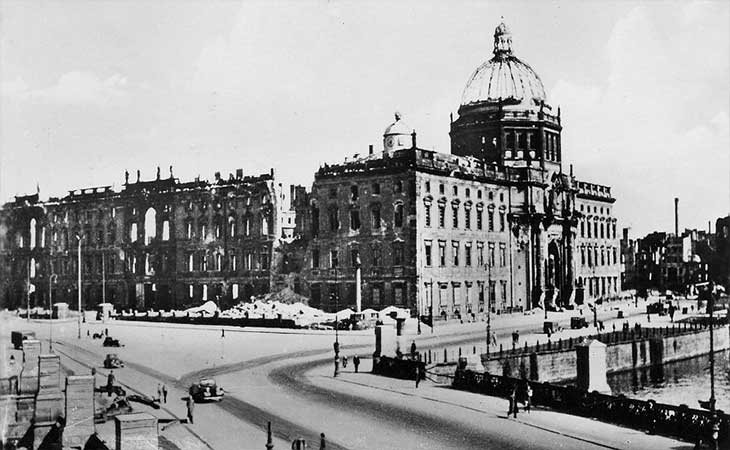 El Palacio de la Ciudad de Berlín después de la II Guerra Mundial