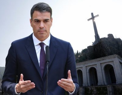 Pedro Sánchez niega que se vaya a demoler la cruz del Valle de los Caídos