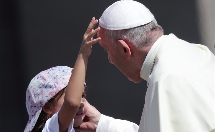 El Papa Francisco duranto una audiencia especial