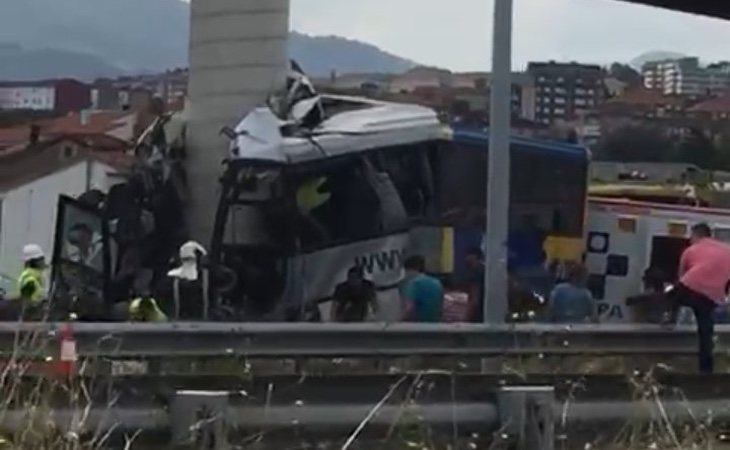 Imágenes del accidente (Twitter)