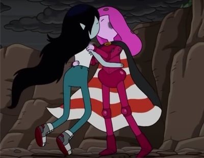 'Hora de Aventuras' muestra por fin un beso lésbico entre sus protagonistas en su final