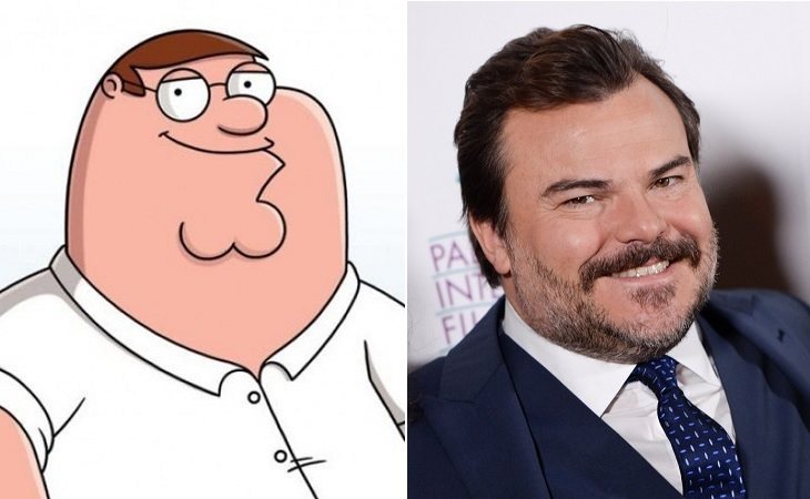 Peter Griffin y Jack Black