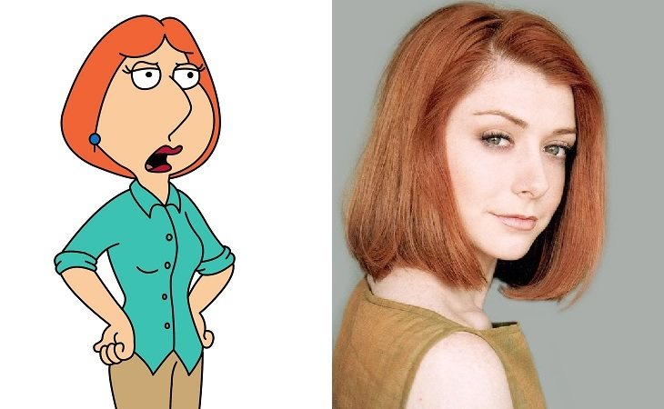 Lois Griffin y Alyson Hannigan