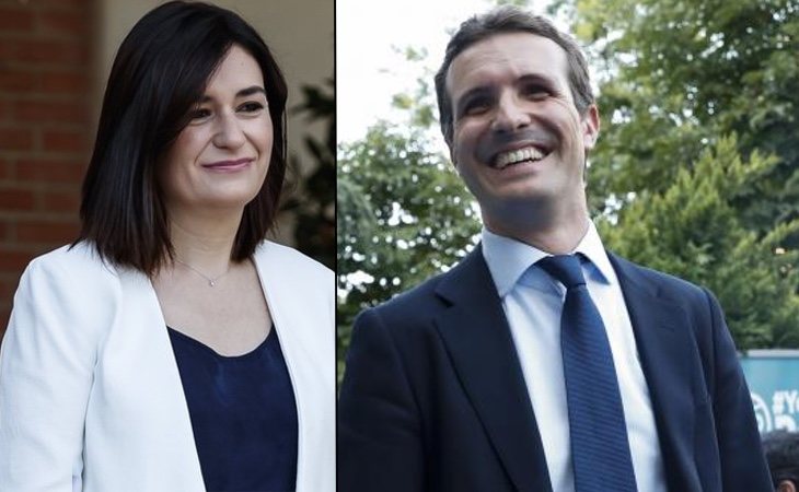 Carmen Montón y Pablo Casado