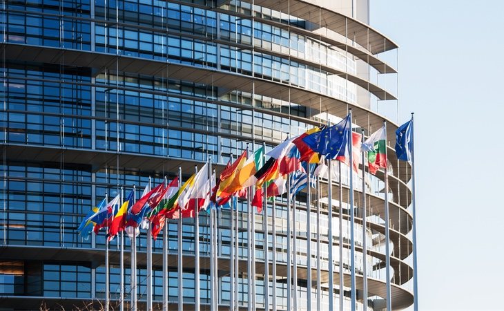 El Parlamento Europeo en Estrasburgo, Francia