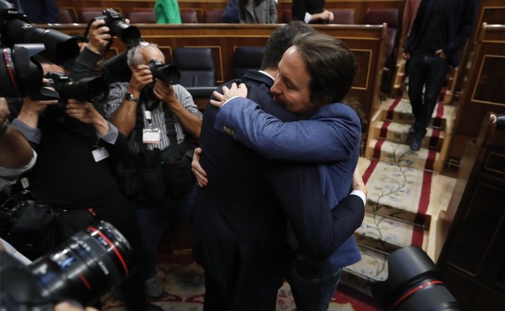 Podemos es el principal partido que sostiene a Pedro Sánchez en La Moncloa