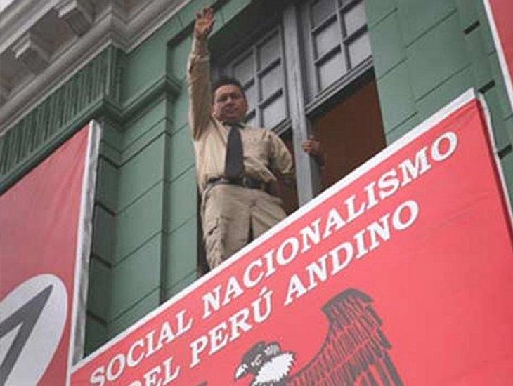 Martín Quispe es el líder del movimiento Nazi peruano