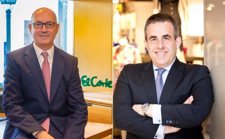 Jesús Nuño de la Rosa (izq) y Víctor del Pozo son los nuevos consejeros delegados de El Corte Inglés