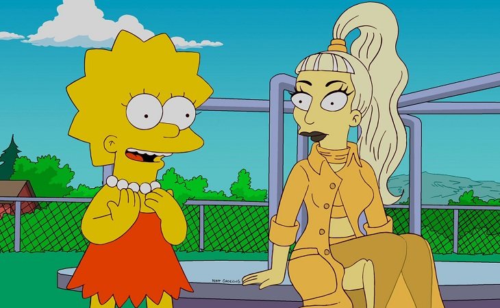 Lady Gaga en 'Los Simpson'